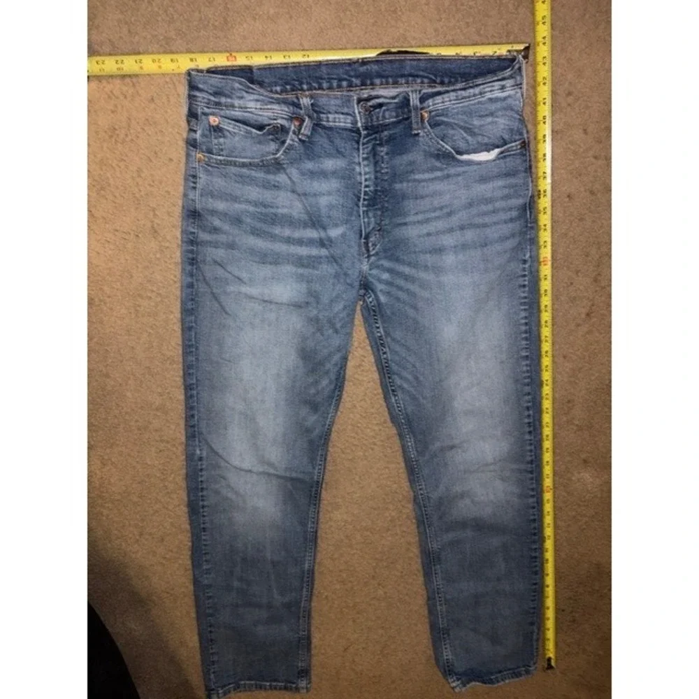 Levis 559 Relaxed Straight Leg Jeans Mens 36x34 Blue‎ Pants Medium Wash T01-33